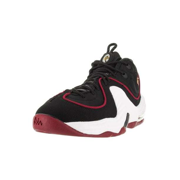 Nike Grade-School Air Penny II 2 Black//White-University Red Sneakers 3.5